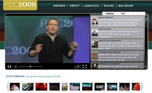 Watching Microsoft PDC From Home
